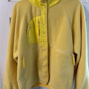 ZYIA Yellow Fleece Puffer Jacket